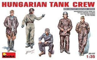 1/35 Венгерский танковый экипаж, 5 фигур, сборные пластиковые (MiniArt 35157)