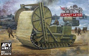 1/35 Churchill Mk.III Type D Carpet Layer британский путеукладчик (AFV Club AF35274) сборная модель