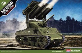 1/35 M4A3 Sherman с установкой РСЗО T34 "Calliope" (Academy 13294) сборная масштабная модель