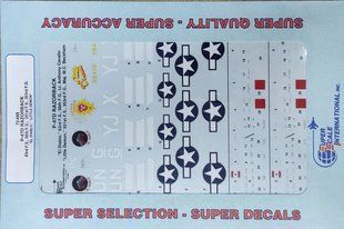 1/72 Декаль для P-47D Razorback: 63 FS/56 FG "El Diablo", 351 FS/353 FG "Little Demon" (Super Scale Decals 72-688)