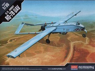 1/35 БПЛА RQ-7B Shadow з фігурами та підставкою + декаль-камуфляж (Academy 12117), збірна модель