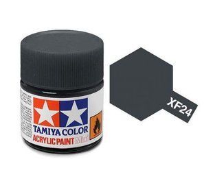 Фарба Tamiya XF-24 Dark Grey, матова акрилова, 10 мл (Tamiya 81724)