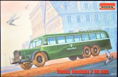 1/72 Vomag Omnibus 7 OR 660 німецький автобус (Roden 729) збірна модель