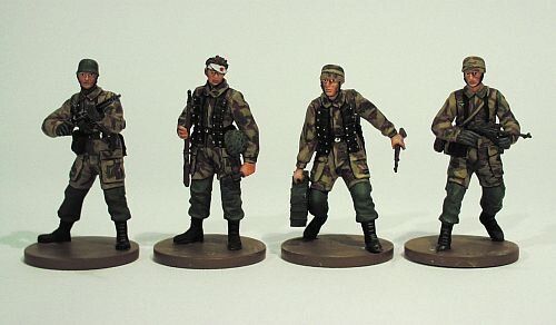 50 мм (1:35) German Parachutists, 1st Division "Green Devils" (4 фигуры)