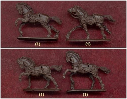 1/72 Польские крылатые гусары, XVII век, 12 фигур + 12 лошадей (Orion 72007)