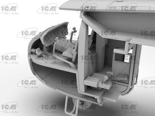 1/72&nbsp;Sikorsky CH-54A Tarhe американський важкий транспортний гелікоптер (ICM 72001), збірна модель