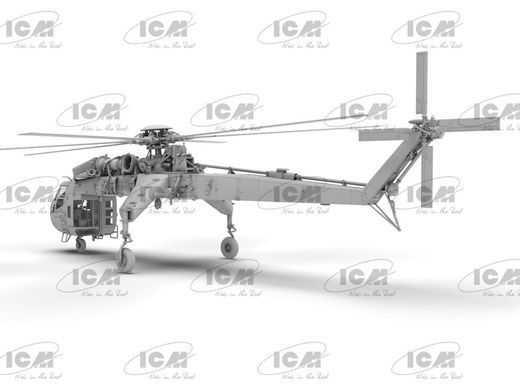 1/72&nbsp;Sikorsky CH-54A Tarhe американський важкий транспортний гелікоптер (ICM 72001), збірна модель