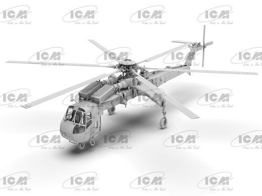 1/72&nbsp;Sikorsky CH-54A Tarhe американський важкий транспортний гелікоптер (ICM 72001), збірна модель