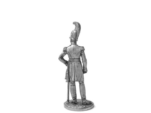 54 мм Полковник лейб-гвардии драгунского полка, Россия 1810-15 годов (EK Castings Nap-77), коллекционная оловянная миниатюра