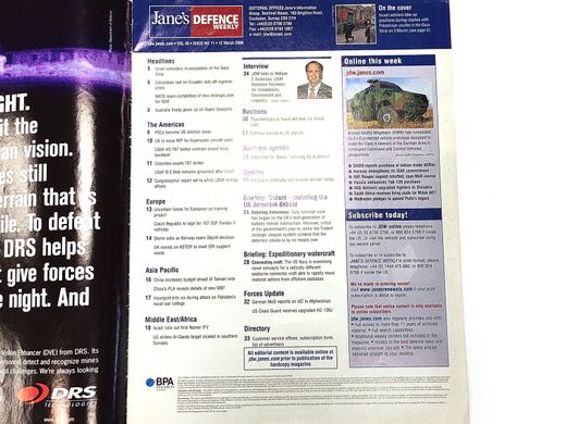 Журнал "Jane's Defence Weekly" 12 March 2008 Volume 45 Issue 11 (англійською мовою)