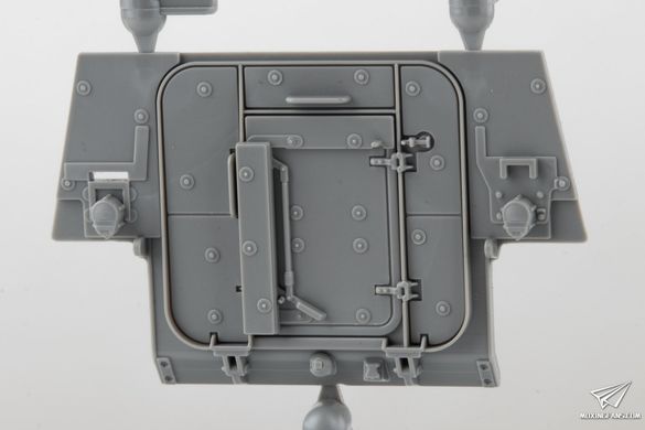 1/72 Бронетранспортер M1127 RV Stryker с кормовым пулеметом M240B и HF-антенной + 3D-печатные колеса и система LRAS3 (3R Model TK-7015), сборная модель