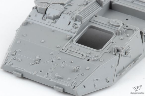 1/72 Бронетранспортер M1127 RV Stryker с кормовым пулеметом M240B и HF-антенной + 3D-печатные колеса и система LRAS3 (3R Model TK-7015), сборная модель