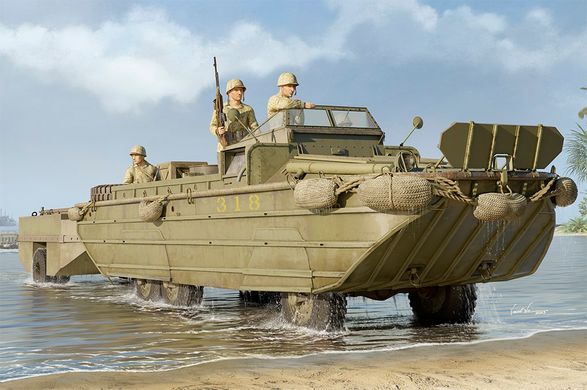 1/35 Транспортер-амфібія GMC DUKW-353 із причепом WTCT-6 (I Love Kit 63539), збірна модель