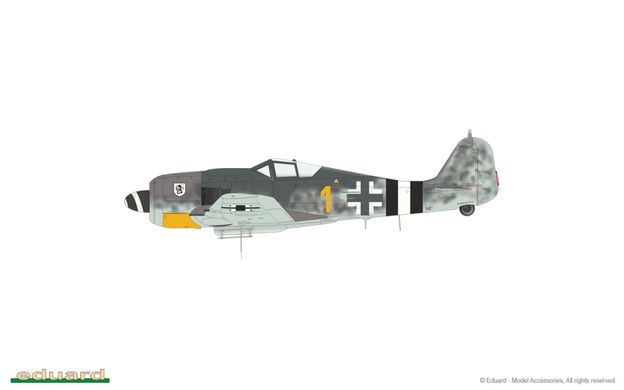 1/48 Focke-Wulf FW-190A-8/R2 немецкий истребитель, серия Weekend Edition (Eduard 84114), сборная модель