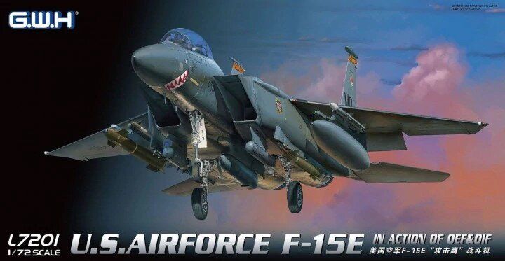 1/72 Літак F-15E Strike Eagle OEF and OIF (Great Wall Hobby L-7201), збірна модель