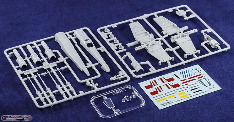 1/112 Star Wars X-Wing Fighter, подарунковий набір з фарбами, пензлями та клеєм (Revell 63601), збірна модель