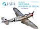 1/48 Об'ємна 3D декаль для літака Messerschmitt Bf-109G-6, інтер'єр, для моделей Zvezda (Quinta Studio QD48104)