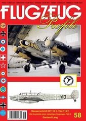 Монография "Messerscmitt Bf-110G / Me-110H. Flugzeug Profile 58" Gerhard Lang (на немецком языке)