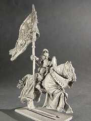 Феодальные рыцари (Feudal knights) - Feudal Knight Standardbearer - GameZone Miniatures GMZN-11-20