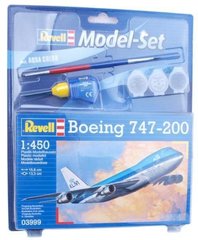 1/450 Boeing 747-200 + клей + краска + кисточка (Revell 63999)