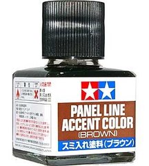 Tamiya Смывка коричневая Panel Line Accent Color 40 мл (Tamiya 87132)