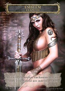 Emblem Elspeth Knight Errant #2 Token Magic: the Gathering (Токен) GnD Cards