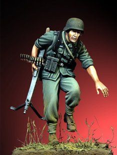 50 мм Германский пулеметчик, 1943 год 1:35