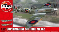 1/72 Supermarine Spitfire Mk.IXC британский истребитель (Airfix 02065A) сборная масштабная модель