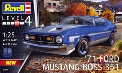 1/24 Автомобіль '71 Ford Mustang Boss 351 (Revell 07699), збірна модель