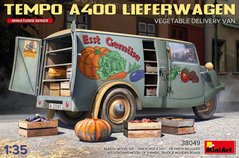 1/35 Tempo A400 Lieferwagen фургон доставки овочів (Miniart 38049), збірна модель