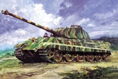 1/16 Pz.Kpfw.VI Ausf.B King Tiger с башней Porsche (интерьерная модель) (Trumpeter 00907)