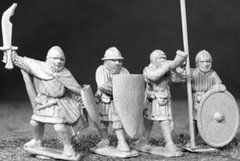 Gripping Beast Miniatures - Frankish Foot Command (4) - GRB-LCF09