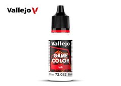 Білий інк, 18 мл (Vallejo Game Color 72082 White Ink) акрилова фарба-проливка