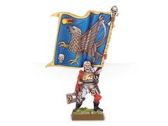 Empire Griffon Standard Bearer, мініатюра Warhammer Fantasy Battles (Games Workshop 86-36), збірна металева