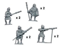 Средневековье (Medieval World) - HYW Handgunners (8) - Crusader Miniatures NS-CM-MEH004