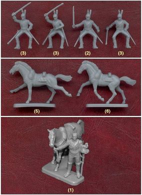 1/72 French Cuirassiers, Napoleonic Wars (Italeri 6084) 12 конных фигур
