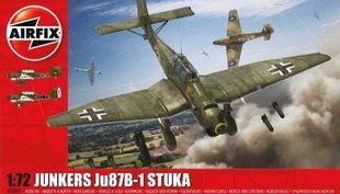 1/72 Junkers Ju-87B-1 Stuka німецький пікіруючий бомбардувальник (Airfix 03087) збірна модель