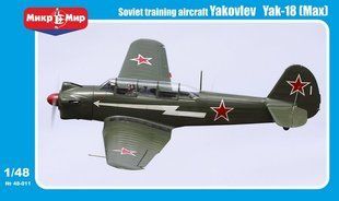1/48 Яковлев Як-18 радянський навчальний літак (MikroMir 48-011), збірна модель