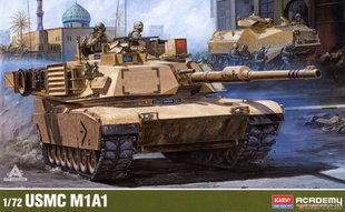 1/72 USMC M1A1 Abrams американський основний бойовий танк (Academy 13430), збірна модель