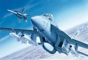 1/72 F/A-18E Super Hornet (Italeri 083) сборная модель