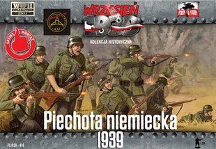 1/72 Германская пехота 1939 года, 24 фигуры + журнал (First To Fight 016), пластик