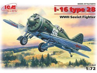 1/72 Полікарпов І-16 тип 28 радянський винищувач (ICM 72073), збірна модель