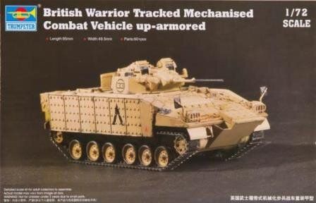 1/72 Warrior английская боевая машина пехоты (Trumpeter 07102) сборная модель