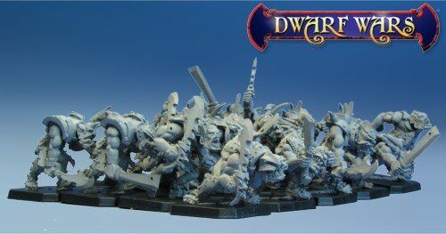 Dwarf Wars - Command – Orc Sword Regiment - West Wind Miniatures WWP-DW-300-C