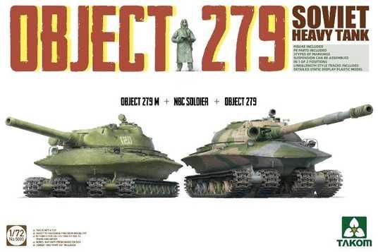 Takom 5005 Soviet Heavy Tank Object 279 + Object 279M + NBC