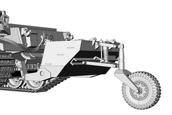 1/72 Centurion Mk.3/5 з додатковими зовнішніми баками (ACE 72428), збірна модель