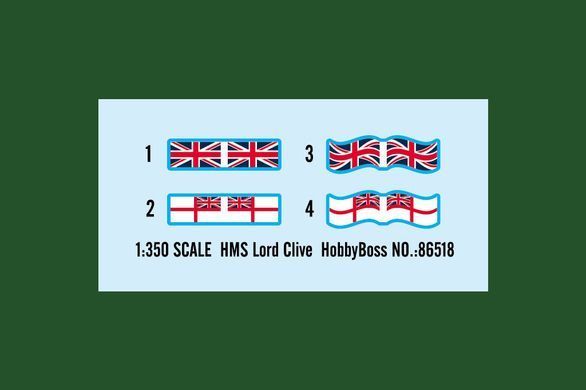 1/350&nbsp;HMS Lord Clive британський монітор (Hobbyboss 86518), збірна модель
