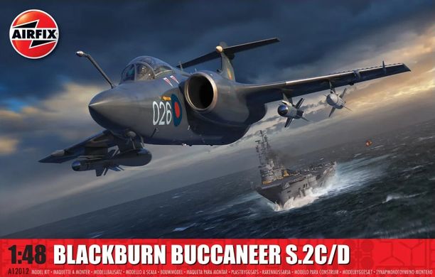1/48 Blackburn Buccaneer S.2C/D британський палубний літак (Airfix A12012), збірна модель