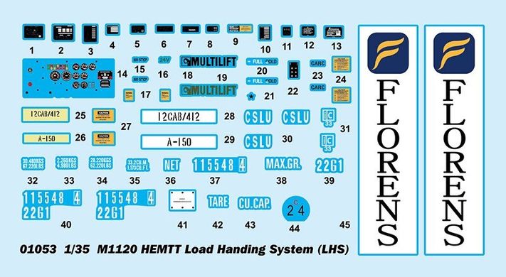 1/35 M1120 HEMTT Load Handing System (LHS) (Trumpeter 01053) сборная модель