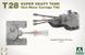 1/35 Комплект важких танків T28 і M28A1/A2 + посібник "T28 Modelling Guide" Bonus Free (Takom 2209w), збірні моделі